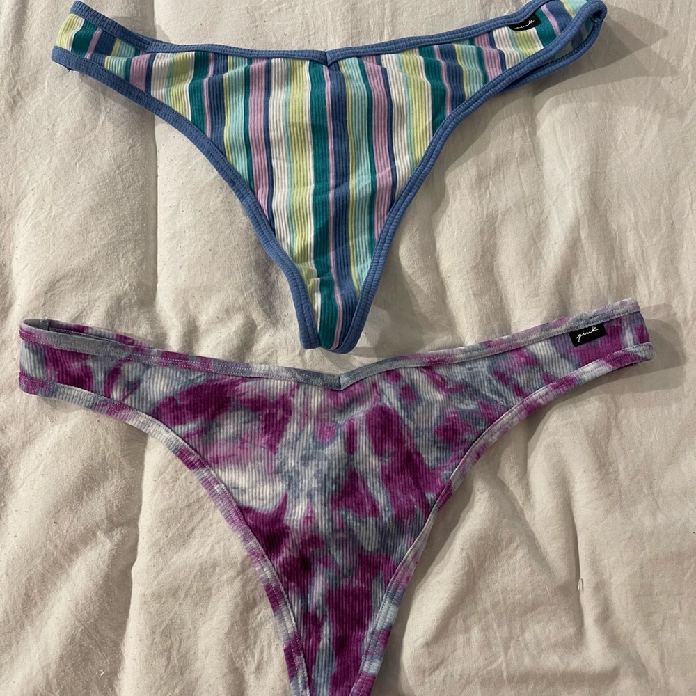 PINK Cotton Thong ( 2 pair ) XXL